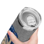 customized kansas city royals sparkle lips royal blue skinny tumbler best selling.webp