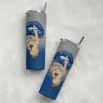 customized kansas city royals sparkle lips royal blue skinny tumbler best selling.webp