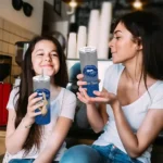 customized kansas city royals sparkle lips royal blue skinny tumbler best selling.webp