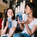 customized kansas city royals spiral burst print royal blue skinny tumbler best selling.webp