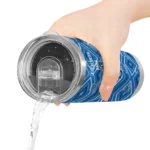 customized kansas city royals zipper leopard royal blue skinny tumbler best selling.webp