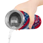 customized los angeles angels helmet clash blue skinny tumbler best selling.webp