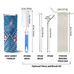 customized los angeles dodgers monogram burst blue white skinny tumbler best selling.webp