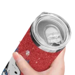 customized los angeles dodgers snoopy attitude blue skinny tumbler best selling.webp