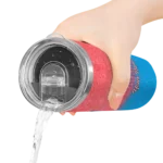 customized miami marlins sparkle lips blue skinny tumbler best selling.webp