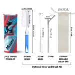customized miami marlins web stripes blue white skinny tumbler best selling.webp
