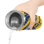 customized milwaukee brewers helmet clash navy blue skinny tumbler best selling.webp