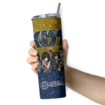 customized milwaukee brewers kiss band yellow skinny tumbler best selling 2.webp