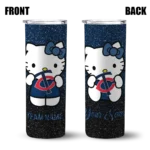 customized minnesota twins hello kitty navy black skinny tumbler best selling.webp