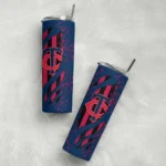 customized minnesota twins star pop navy black skinny tumbler best selling.webp