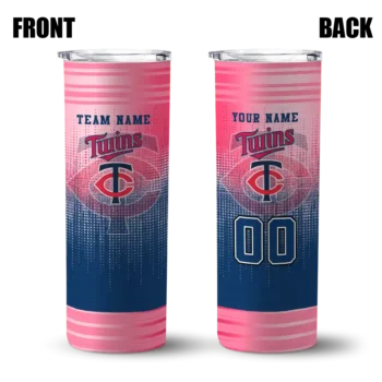 customized minnesota twins swirl texture navy skinny tumbler fashion forward.webp
