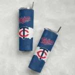 customized minnesota twins torn band navy white skinny tumbler best selling.webp