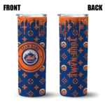 customized new york mets camo streak blue skinny tumbler best selling.webp