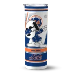customized new york mets snoopy dog blue white skinny tumbler best selling.webp
