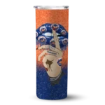 customized new york mets sparkle lips blue skinny tumbler best selling.webp