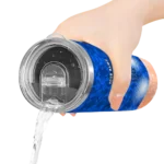 customized new york mets starburst tiles blue skinny tumbler best selling.webp