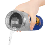 customized new york mets winnie the pooh blue gray skinny tumbler best selling.webp