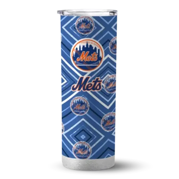 customized new york mets zipper leopard blue skinny tumbler best selling.webp