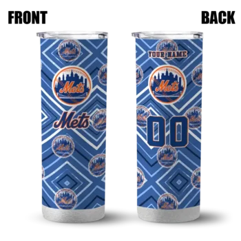 customized new york mets zipper leopard blue skinny tumbler fashion forward.webp