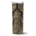 customized new york yankees antler flow camo skinny tumbler best selling.webp
