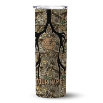 customized new york yankees antler flow camo skinny tumbler best selling.webp