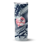 customized new york yankees helmet clash navy skinny tumbler best selling.webp