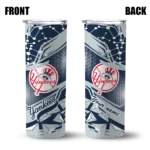 customized new york yankees helmet clash navy skinny tumbler best selling.webp