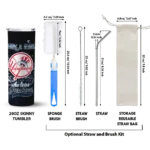 customized new york yankees rose romance navy black skinny tumbler best selling.webp