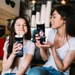 customized new york yankees rose romance navy black skinny tumbler best selling.webp