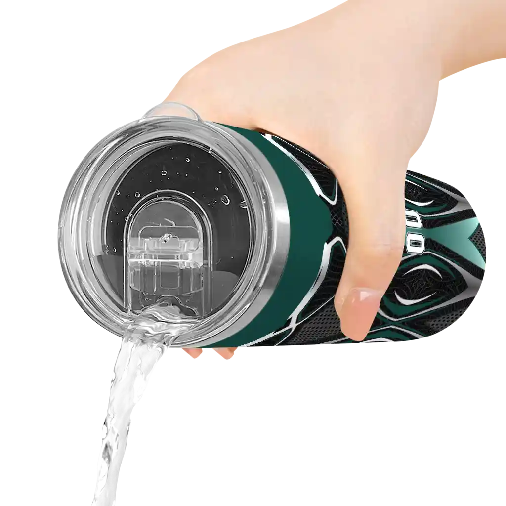 customized oakland athletics superman emblem green black skinny tumbler latest model.webp customized oakland athletics superman emblem green black skinny tumbler latest model.webp