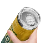 customized oakland athletics swirl texture green skinny tumbler best selling.webp