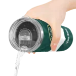 customized oakland athletics torn band green white skinny tumbler best selling.webp