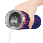 customized philadelphia phillies camo streak blue skinny tumbler best selling.webp