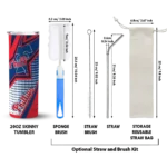 customized philadelphia phillies web stripes blue white skinny tumbler best selling.webp