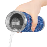 customized philadelphia phillies zipper leopard blue skinny tumbler best selling.webp