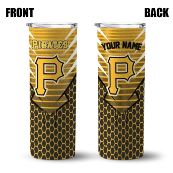 customized pittsburgh pirates chevron stripes black skinny tumbler fashion forward.webp