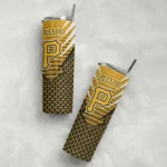 customized pittsburgh pirates chevron stripes black skinny tumbler best selling.webp