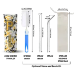 customized pittsburgh pirates claw marks black white skinny tumbler best selling.webp