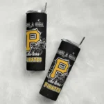 customized pittsburgh pirates rose romance black skinny tumbler best selling.webp