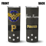 customized pittsburgh pirates star cluster black skinny tumbler best selling.webp