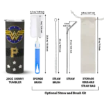 customized pittsburgh pirates star cluster black skinny tumbler best selling.webp