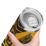 customized san diego padres camo texture brown skinny tumbler best selling.webp