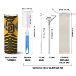 customized san diego padres camo texture brown skinny tumbler best selling.webp