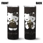 customized san diego padres hello kitty brown black skinny tumbler best selling.webp