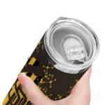 customized san diego padres star pop brown black skinny tumbler best selling.webp