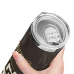 customized san diego padres torn band brown white skinny tumbler best selling.webp