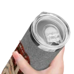 customized san francisco giants sparkle lips orange skinny tumbler best selling.webp