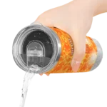 customized san francisco giants starburst tiles orange skinny tumbler best selling.webp