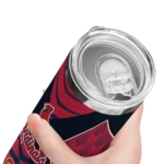 customized st louis cardinals camo texture red skinny tumbler best selling.webp