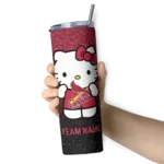 customized st louis cardinals hello kitty red black skinny tumbler best selling.webp